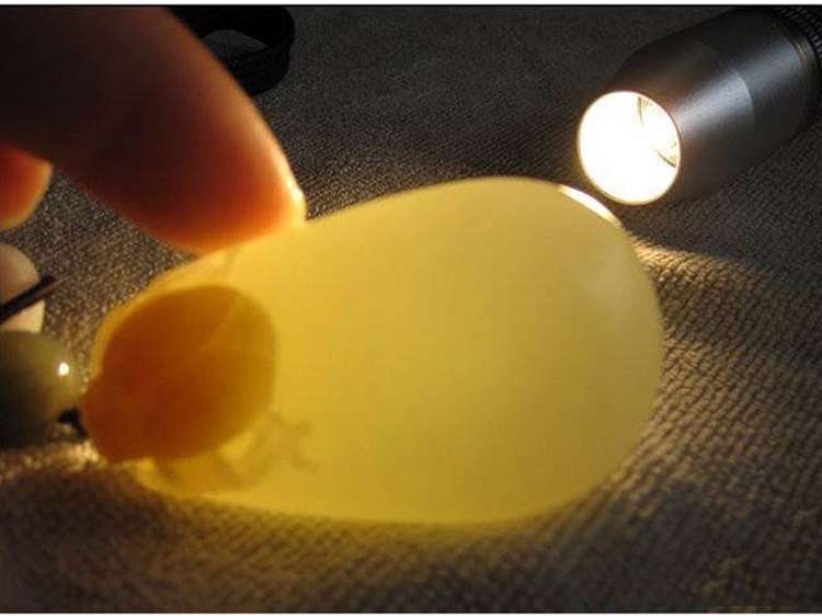 玉石用照玉手電筒白光和放大鏡看的是什么？